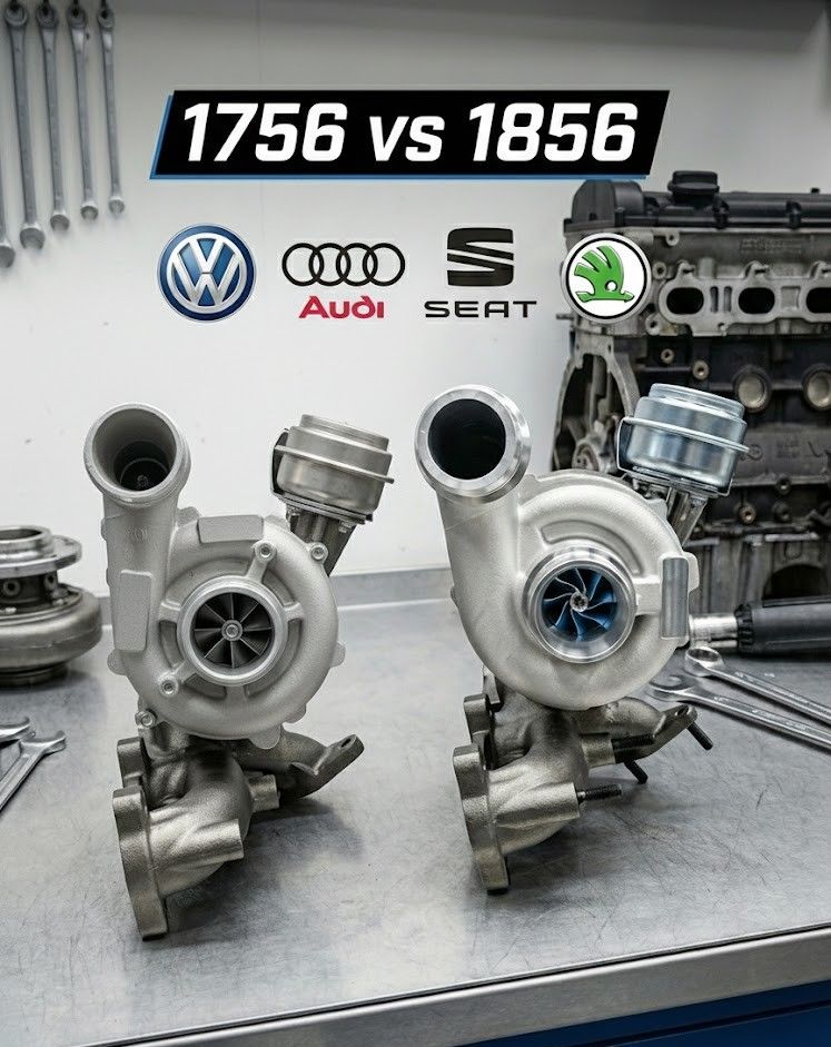 Turbo 1756 vs 1856 : Lequel choisir pour votre 1.9 ou 2.0 TDI ?